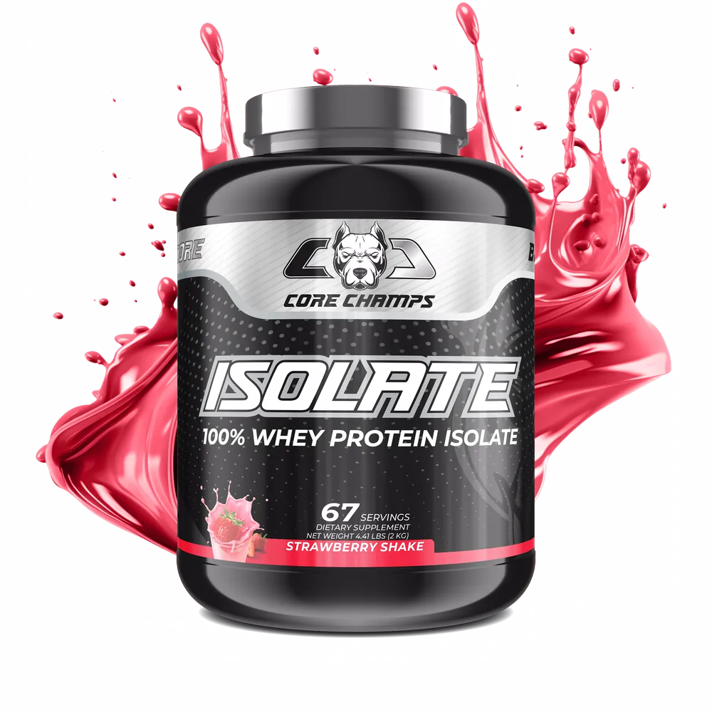 Core Champs ISOLATE 100% Whey Protein Isolate, strawberry