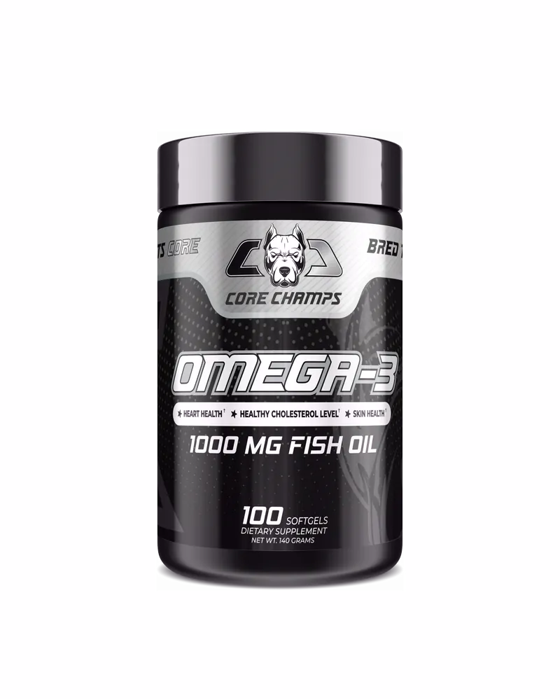 Core Champs Omega-3 1000mg Fish Oil, 100 softgels