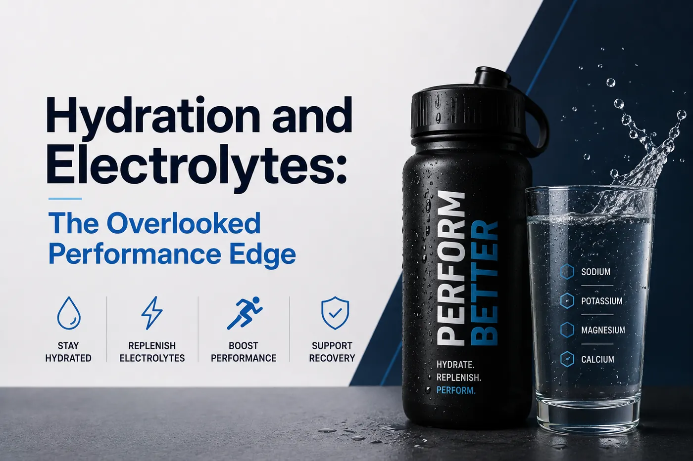 Electrolyte and amino acid hydration drink for training