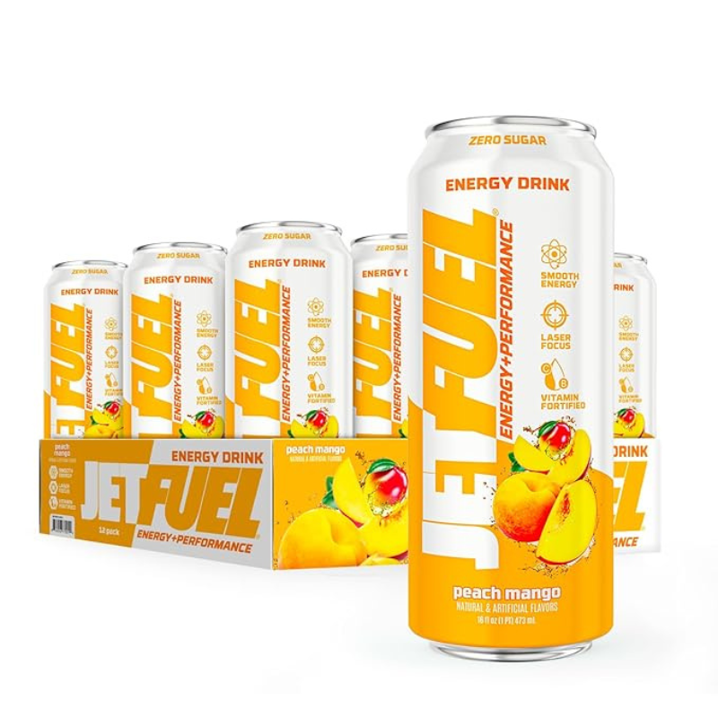 JetFuel Energy & Performance Drink (Pack of 12)