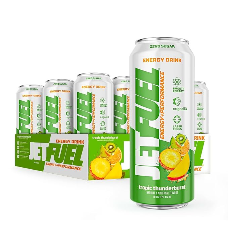 JetFuel Energy & Performance Drink (Pack of 12)