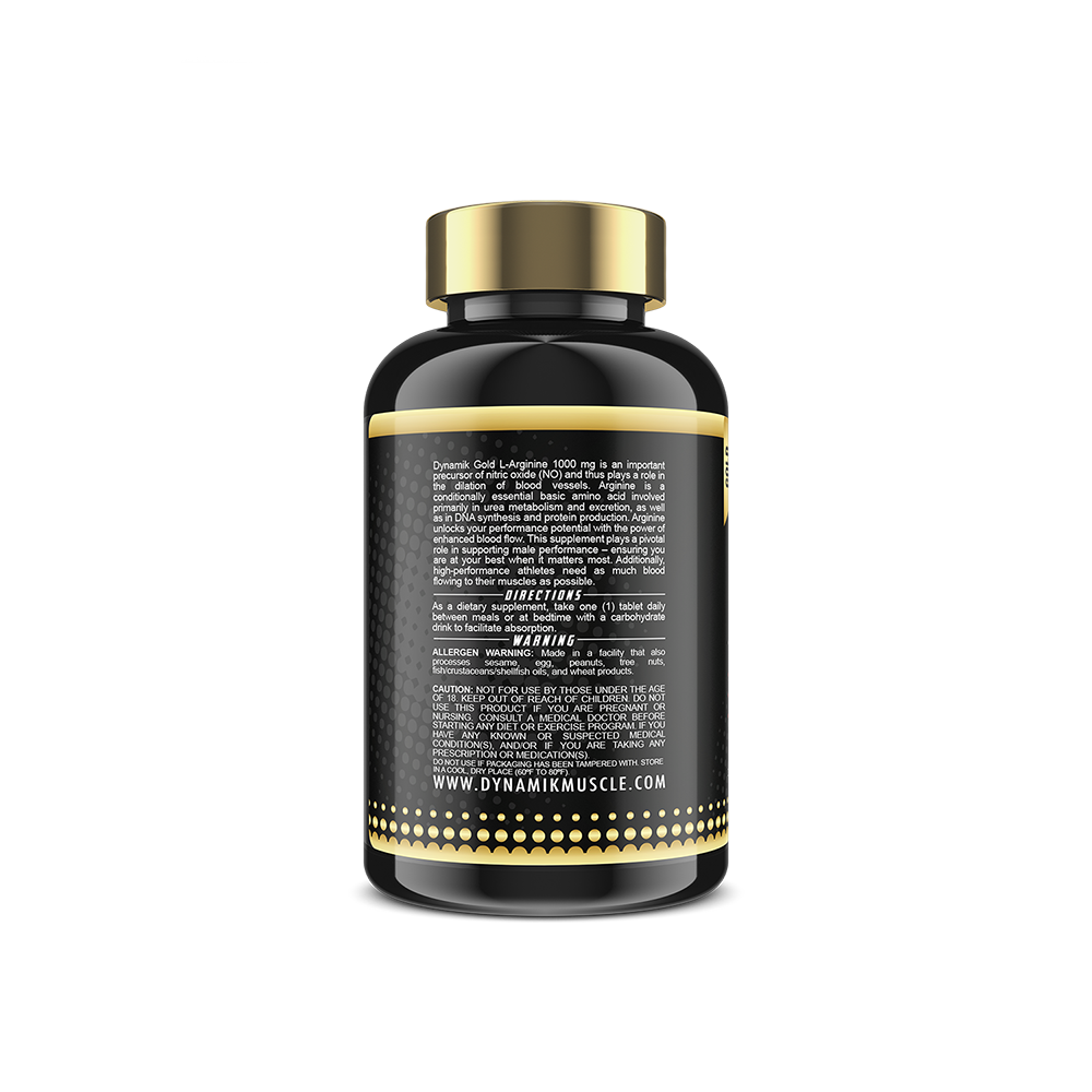 أقراص Dynamik Gold Series L-Arginine 1000MG 100