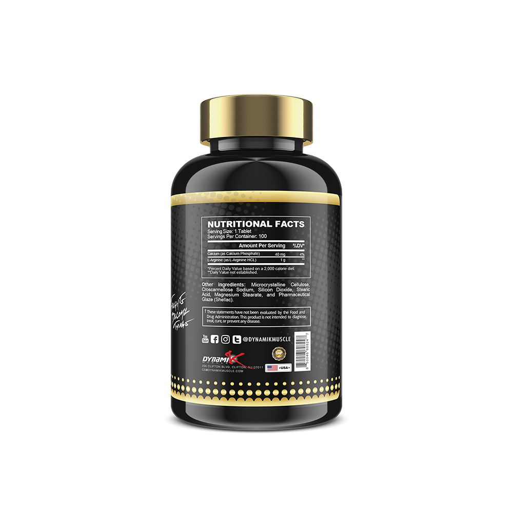 أقراص Dynamik Gold Series L-Arginine 1000MG 100