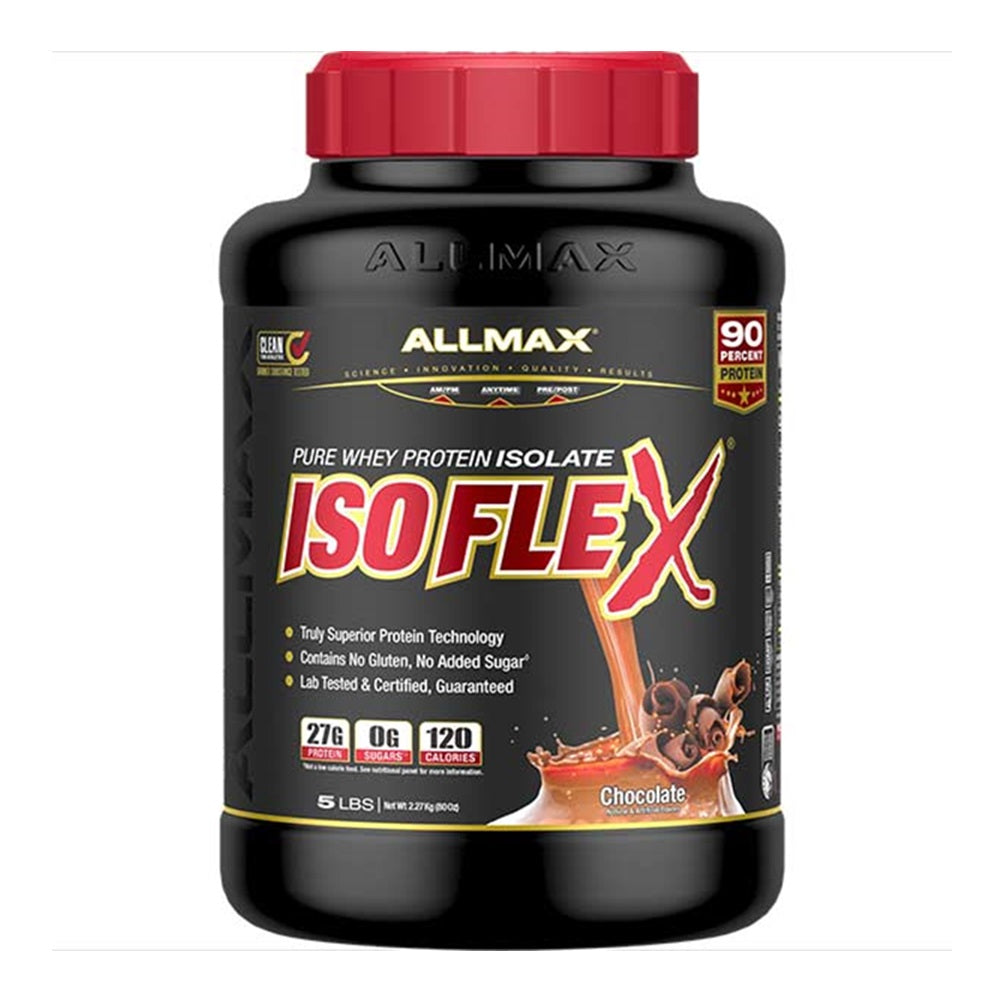 ALLMAX ISOFLEX 100% Pure Whey Protein Isolate Powder 5lbs