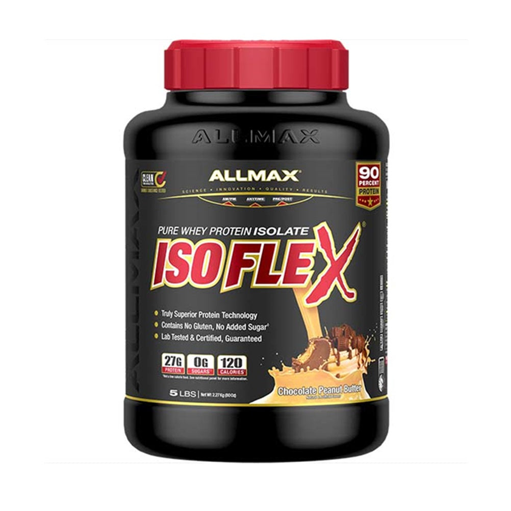 ALLMAX ISOFLEX 100% Pure Whey Protein Isolate Powder 5lbs