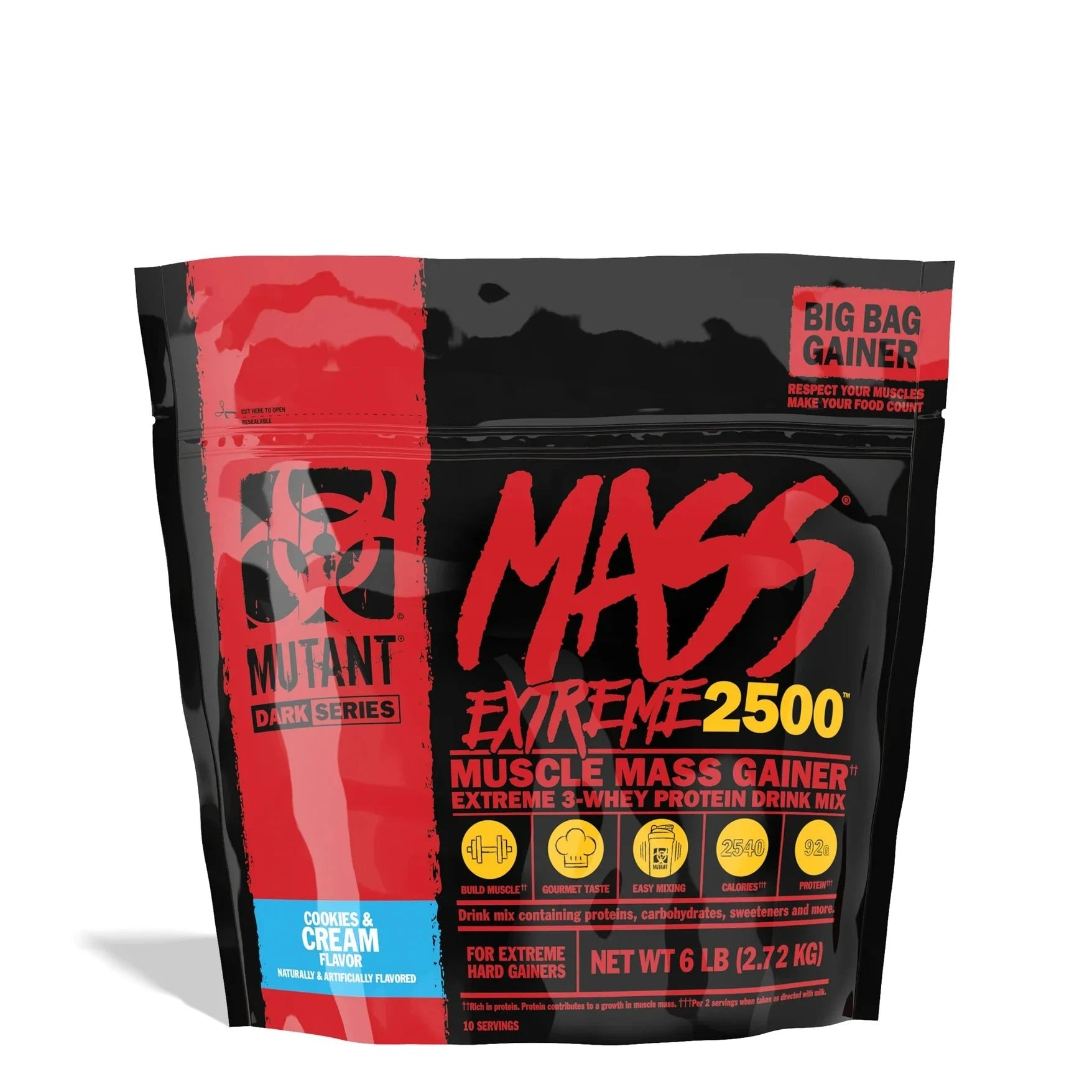 Mutant Mass Extreme 2500 6 lbs Muscle Mass Gainer