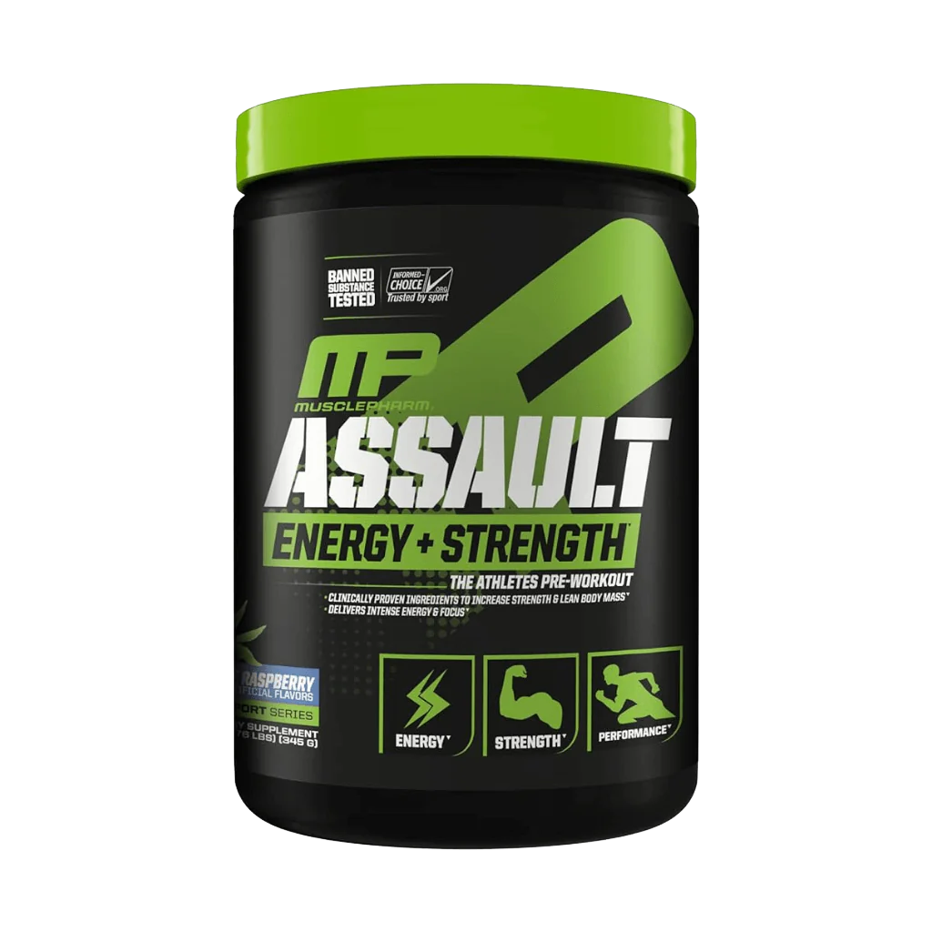 MusclePharm ASSAULT SPORT قبل التمرين