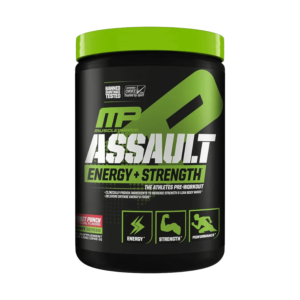 MusclePharm ASSAULT SPORT قبل التمرين